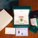 ROLEX Log Series Malachite 316L Steel 31mm Watch